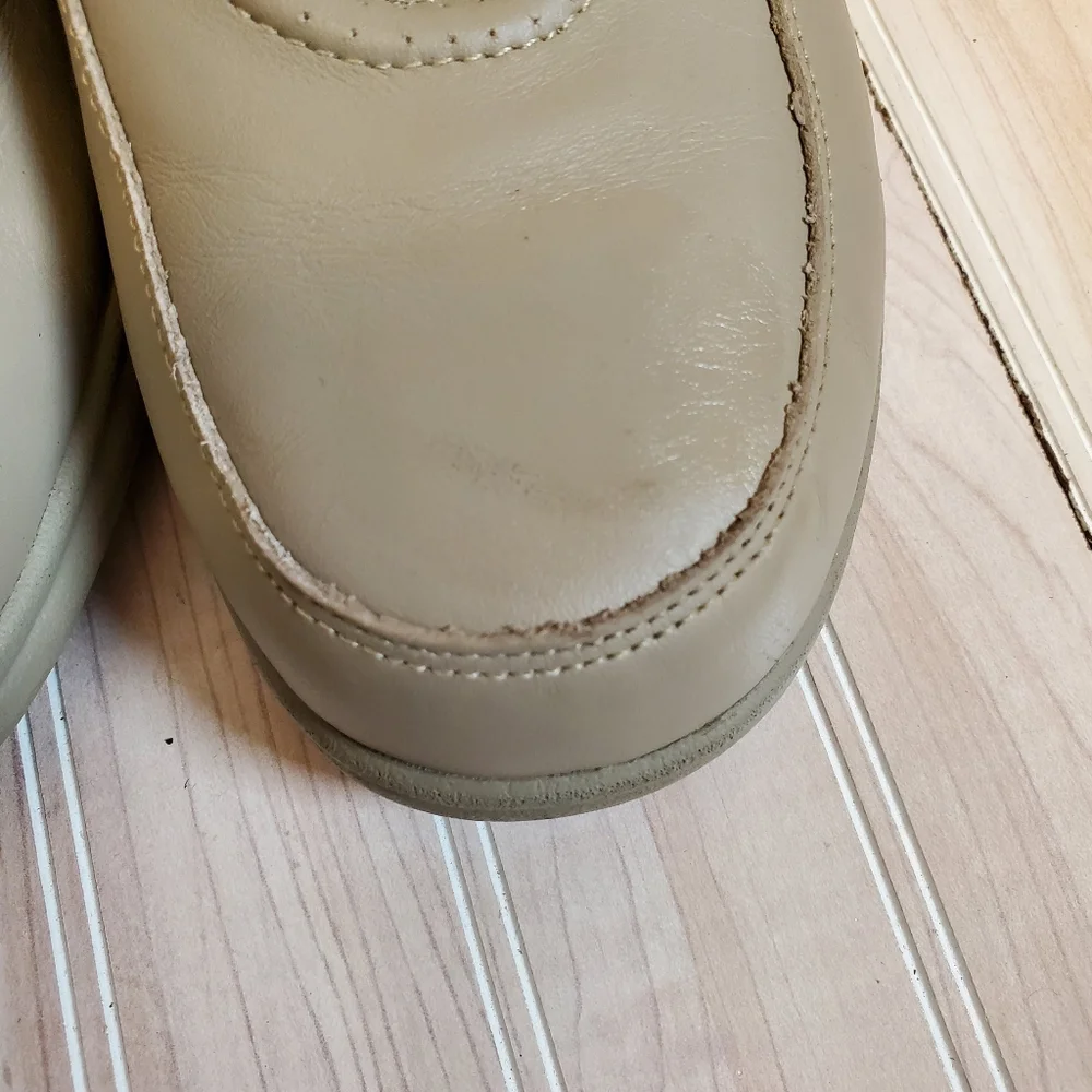 Hush Puppies Women's Power Walker Casual Shoes Taupe Size 8.5 Lace Up Sneaker